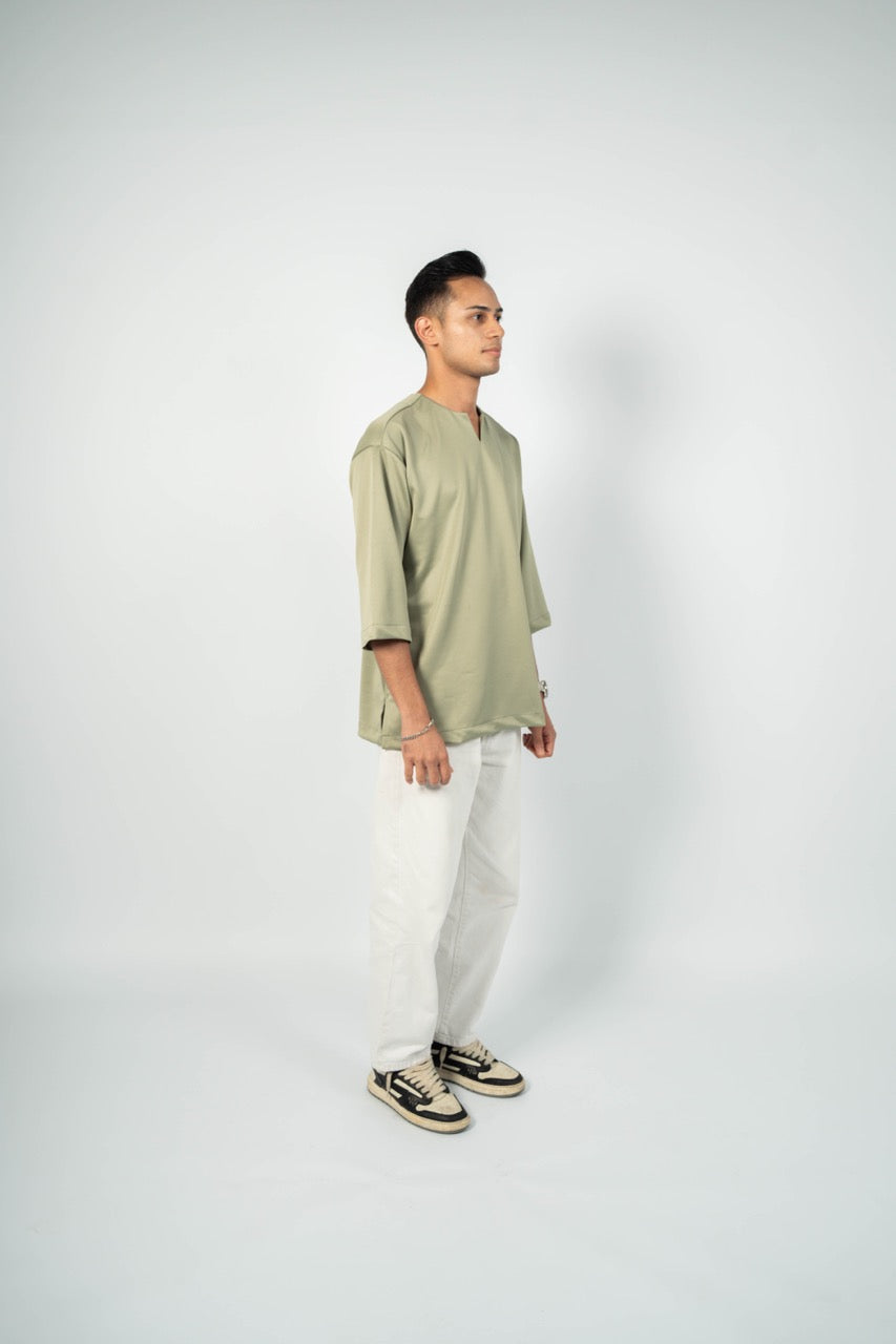 Casual Kurta in Sage
