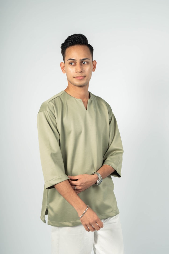 Casual Kurta in Sage
