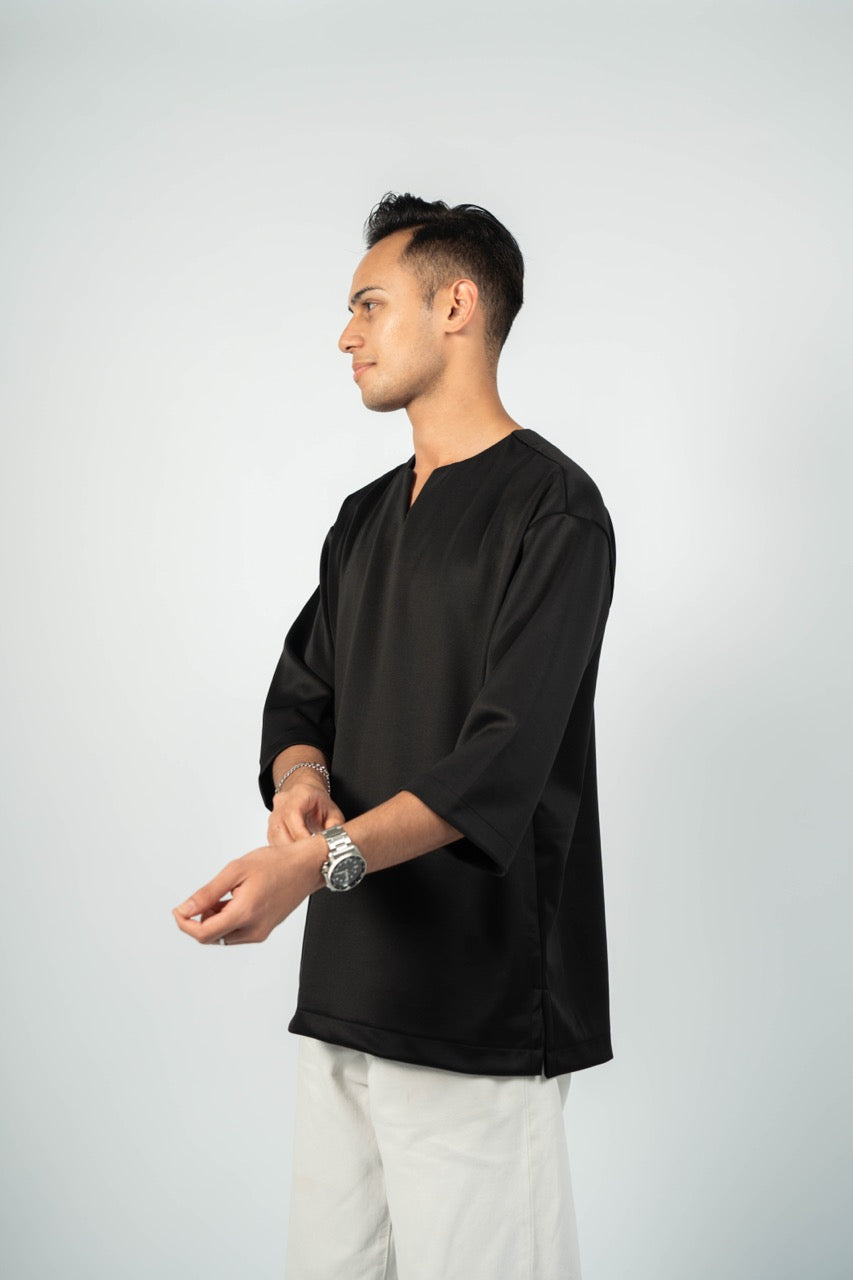 Casual Kurta in Black