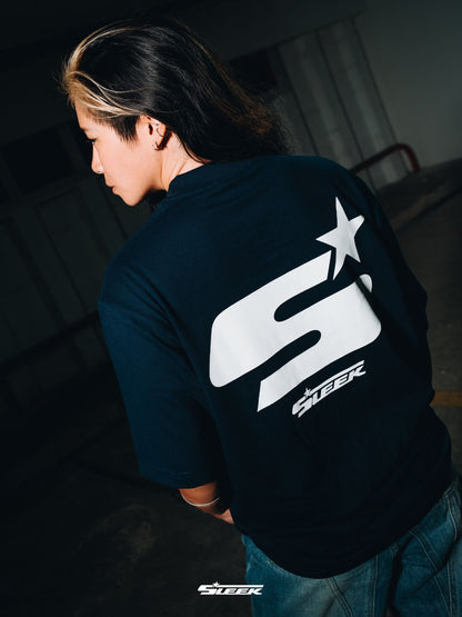 Stellar Tee in Navy