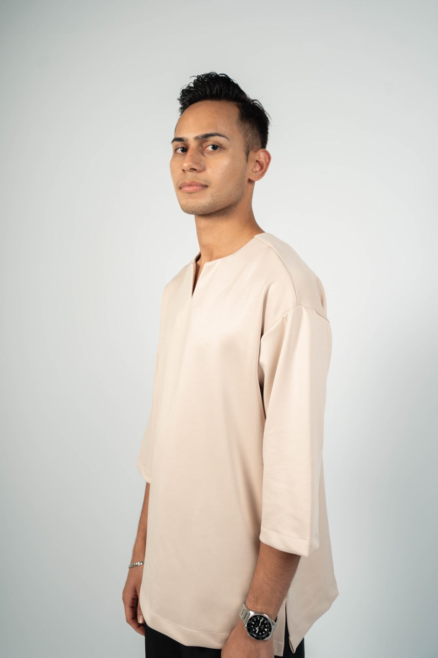 Casual Kurta in Nude
