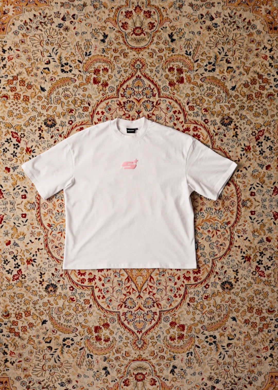'KIS' Boxy Tee - White