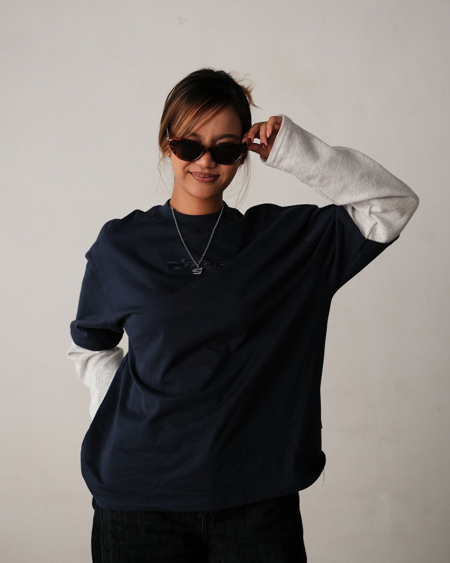 Stellar Double Sleeve – Navy