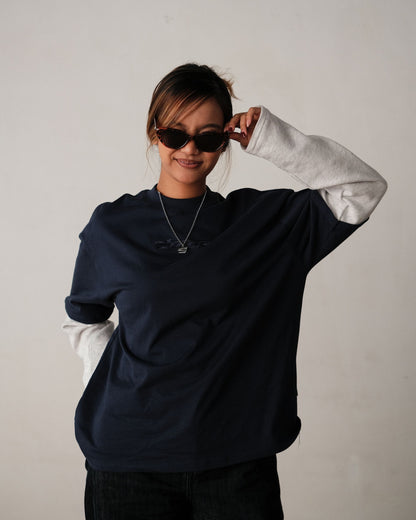 Stellar Double Sleeve – Navy