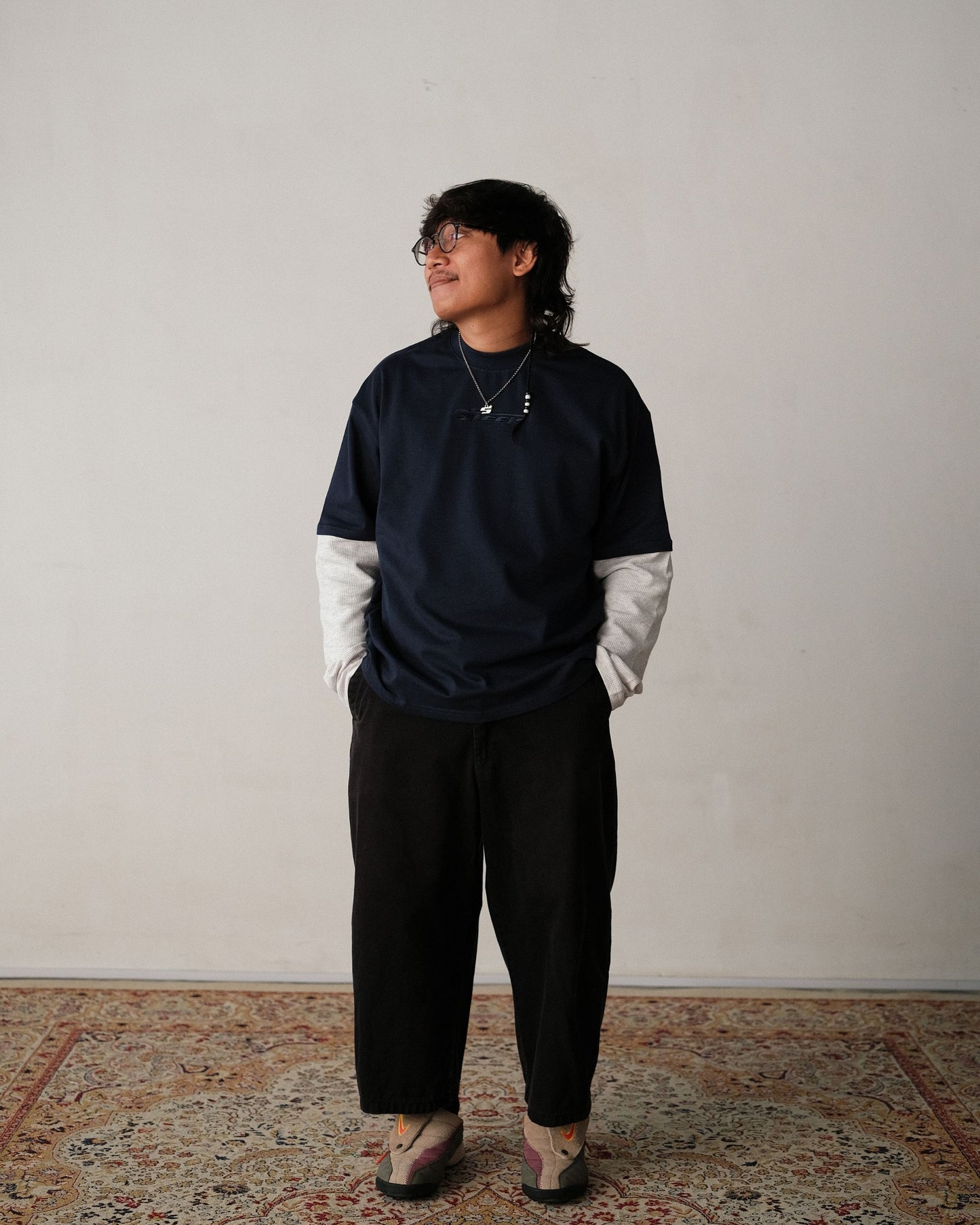 Stellar Double Sleeve – Navy
