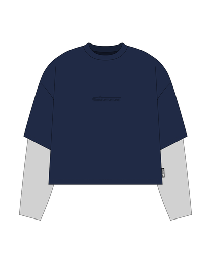 Stellar Double Sleeve – Navy