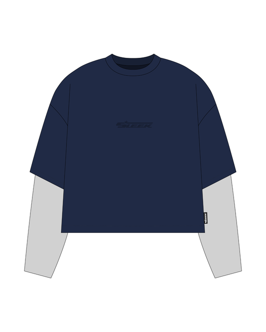 Stellar Double Sleeve – Navy