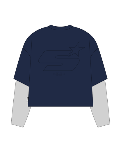 Stellar Double Sleeve – Navy
